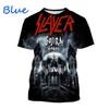 Nuova T-shirt 3D Slayer Torrent Metal Band per Moda Unisex Abbigliamento Uomo T-shirt Oversize Gotica Oscura Teschio Fantasma Top
