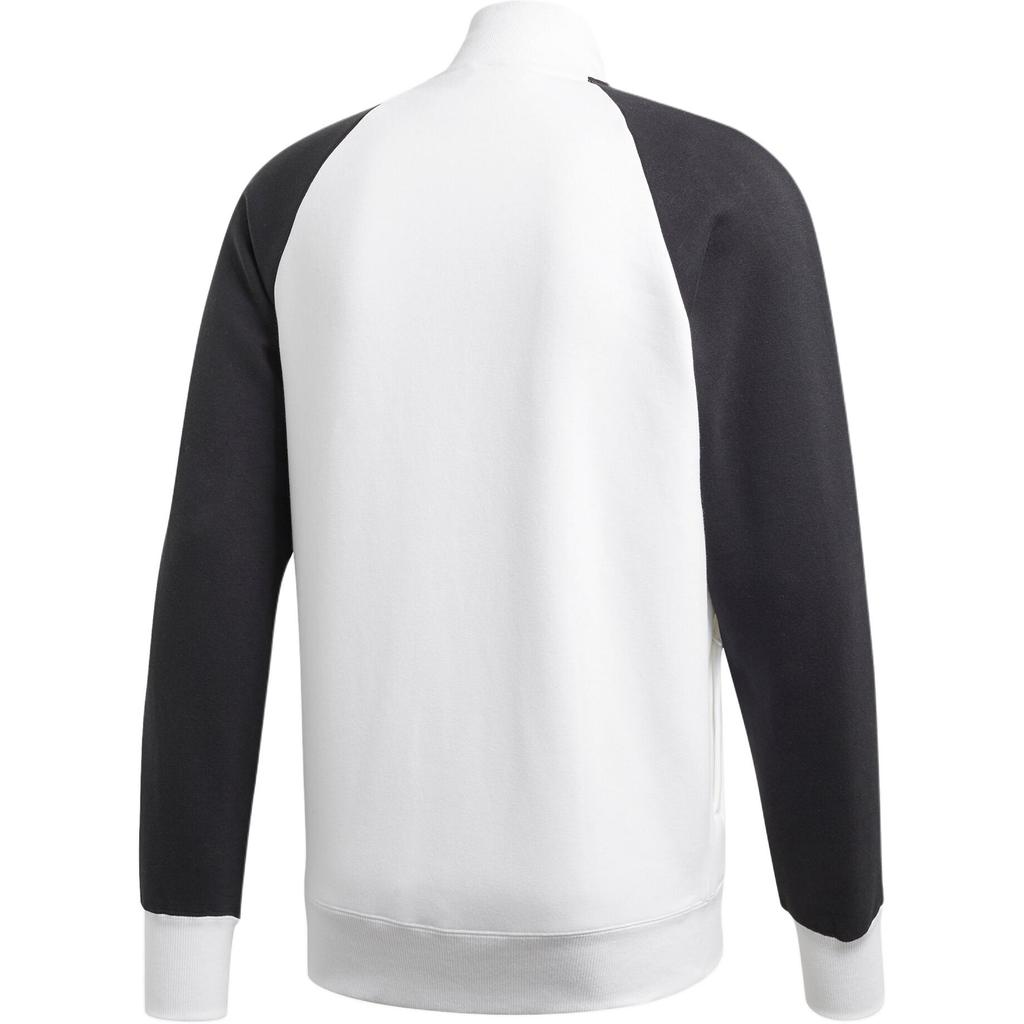 adidas DFB Icons Color Block Stehkragen Langarm Reißverschluss Jacke Herren Jacken Weiß FI1469