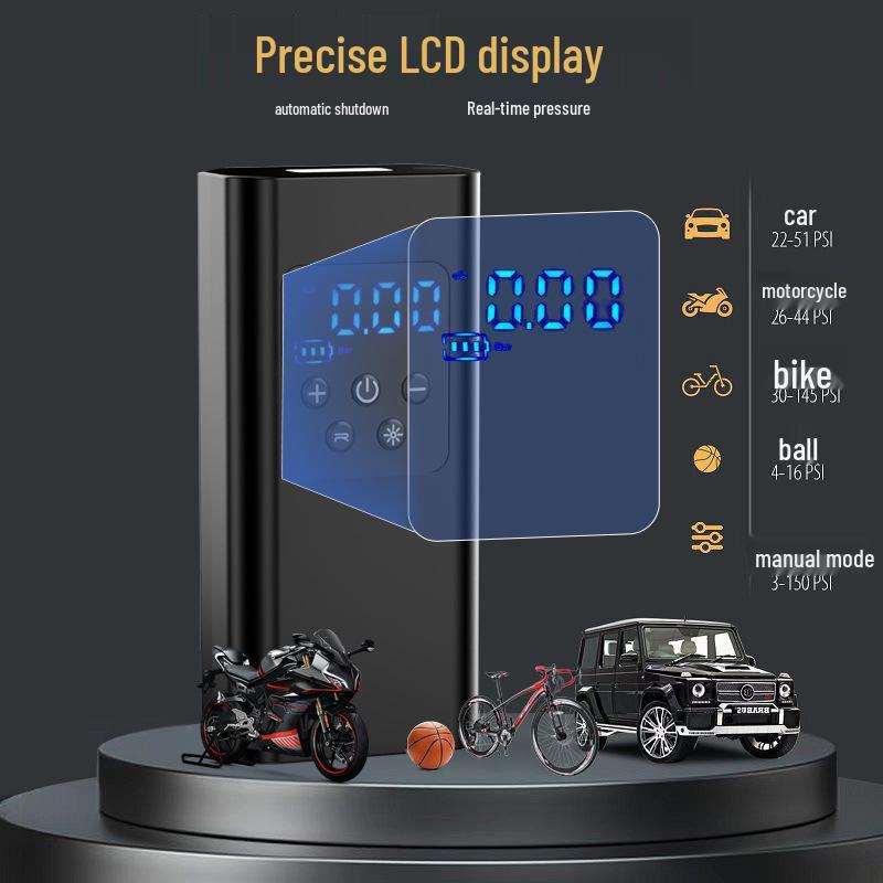 Wireless Mini Electric Car Tire Air Pump