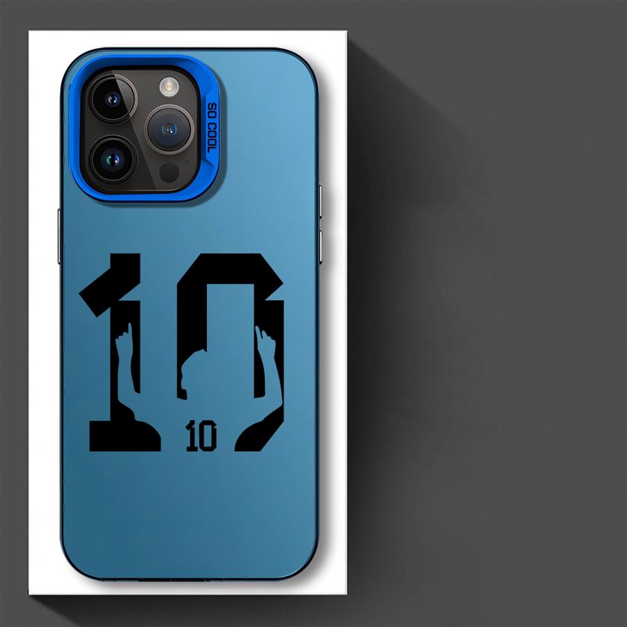 Cartoon Football Number 7 10 Phone Cover Case for iPhone 17 Pro Max 16 11 14 Plus Air 15 12 Pro 13