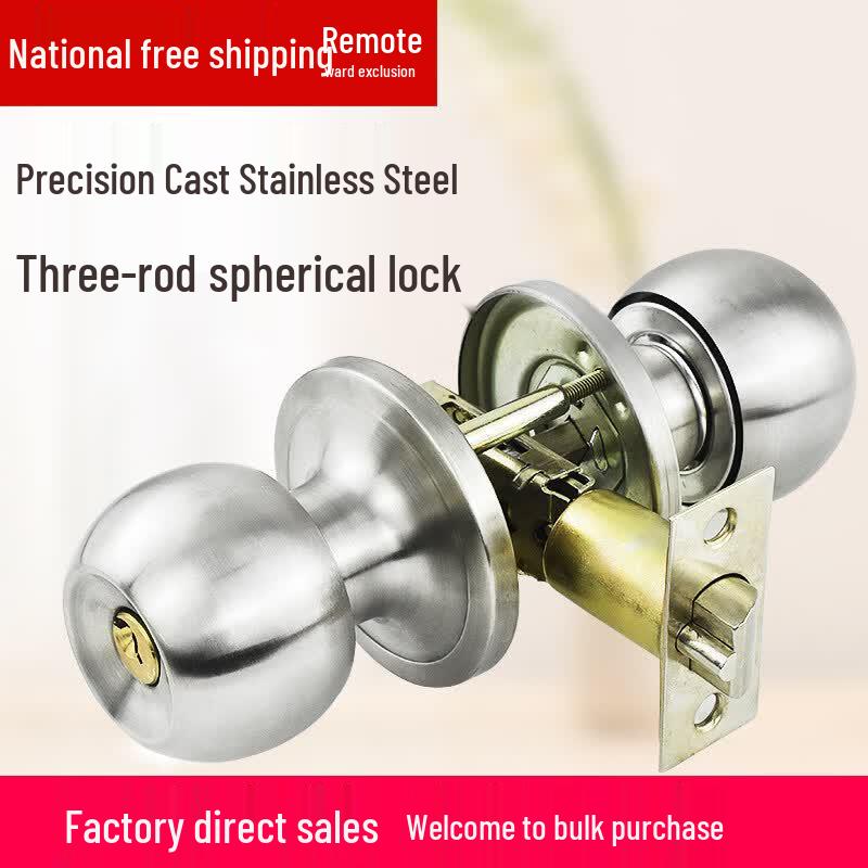 Jushun Stainless Steel Spherical Door Lock