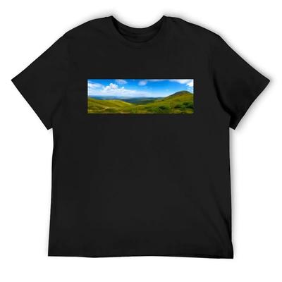 The Top Of The World Highway T-Shirt Cute Clothes Plus Sizes Vintage Clothes Graphic T Shirts Mens Graphic T-shirts