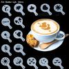 16 Stück Kaffeeschablonen Schicke Kaffee-Druckmodelle Milch-Kuchenschablonen Cappuccino-Form Kuchen-Zeichenform Haushaltsküchenbedarf