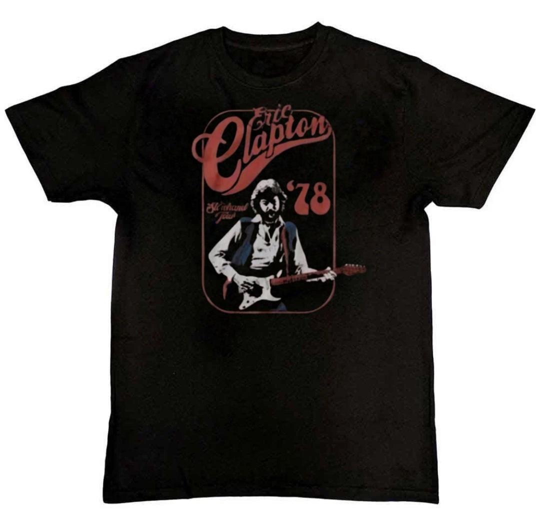 Eric Clapton Slowhand Tour Graphic Print Mens T-Shirt S-4XL M