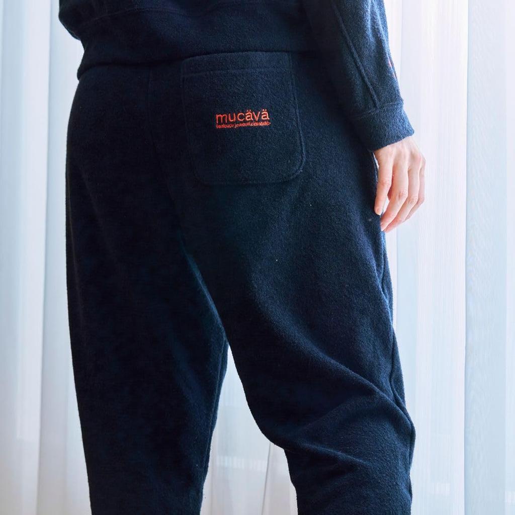 Calças Jogger Relaxantes de Recuperação Tamanho L Silhueta Leve mucava Roupa Oficial para Vestir, Calças, Pile de Dupla Face, Roupa de Descanso, Pijama,