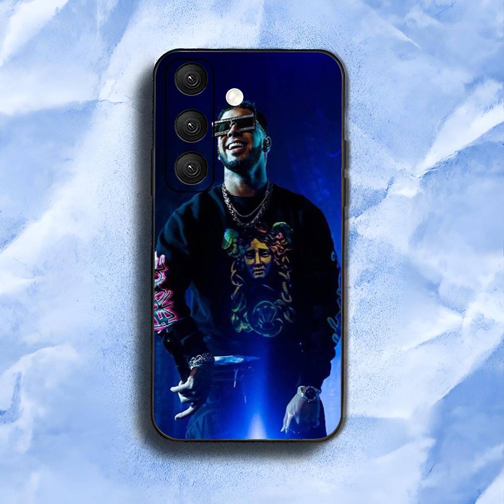 A-Anuel-L AA Luxury Black Phone Case For Samsung Galaxy S23 S24 S25 Ultra S22 Plus S21