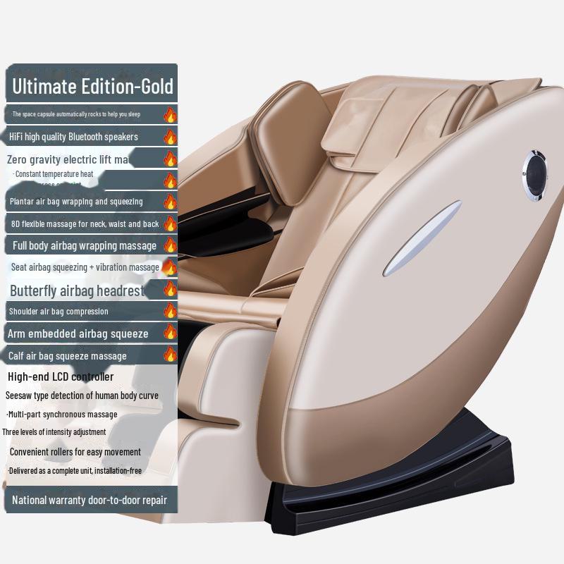 Luxury Multifunctional Electric Full Body Music Massage Chair Sofa