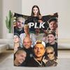 Soft Warm Blankets Travel Rapper Plk Polak Mental   Throw Blanket  Flannel Bedspread For Living Room Novelty Sofa Bed Cover