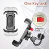 Road Bicycle Phone Mount All-inclusive Shock Absorbing Sponge Safety Lock Buckle 360 Degree Rotation Fit for Different Bicycles