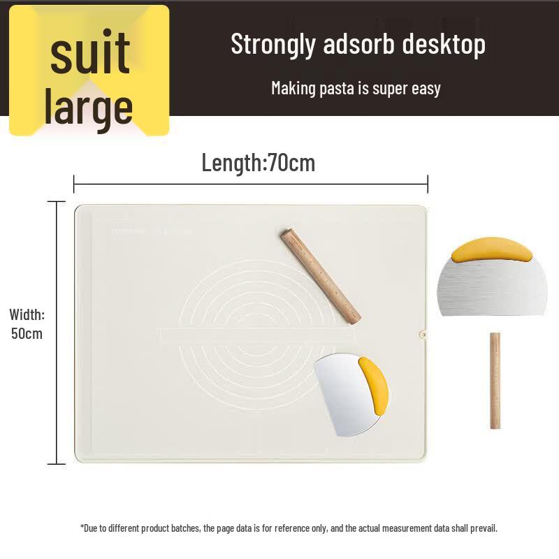COOKER KING Baby-Grade Silicone Dough Kneading & Rolling Mat