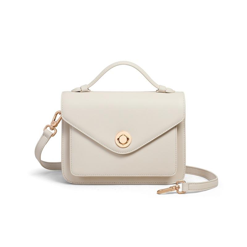 Genți pentru femei în toamnă și iarnă, stil nou de geantă crossbody poștaș din piele naturală, geantă de navetă de înaltă calitate, versatilă, cu un singur umăr, geantă de mână