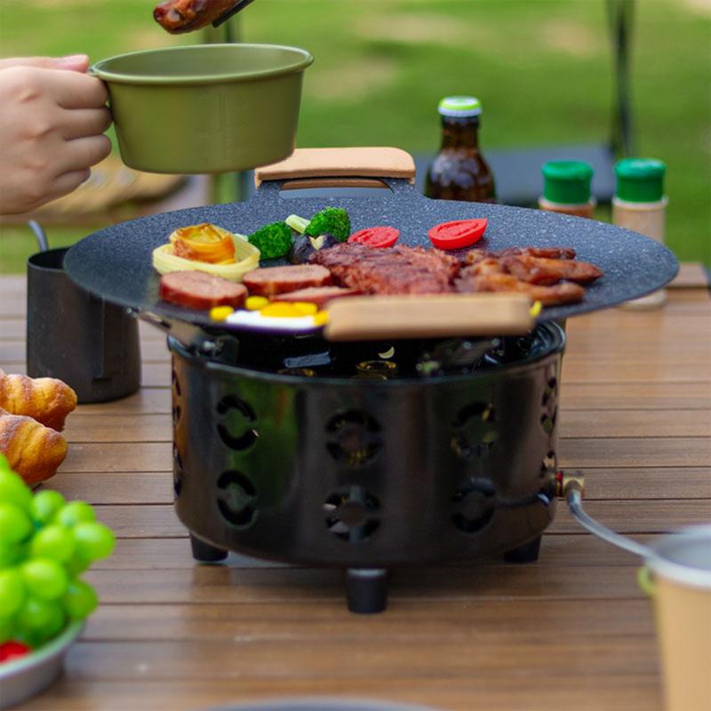 Camping Gas stove 19800W 7-Core Strong Fire Power Gas Burner  Portable Cassette Stove Picnic gas Furnace for camping Supplies