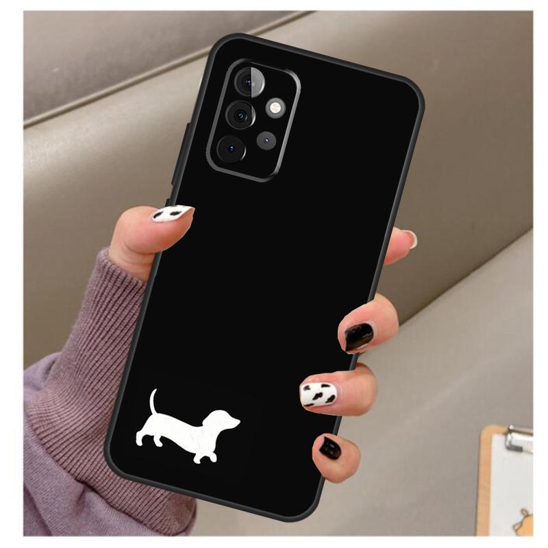 Jezevčík Teckel Dackel Pouzdro pro psa Pro Samsung Galaxy A51 A71 A12 A22 A32 A42 A52 A72 A50 A70 A21S A52S A03S Kryt na telefon