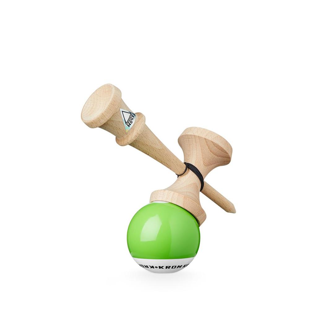 Kendama KROM POP Chrome Pop LOL Sticky Clear (Lime Green)