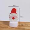 Christmas LED Light Snowman Santa House Luminous Cabin Merry Christmas Decor for Home Xmas Tree Ornaments Kids Gifts New Year