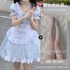 Sex Underwear Two-dimensional Blue Japanese Cute Girl Pure Desire Lolita Maid Pleated Dress Maid