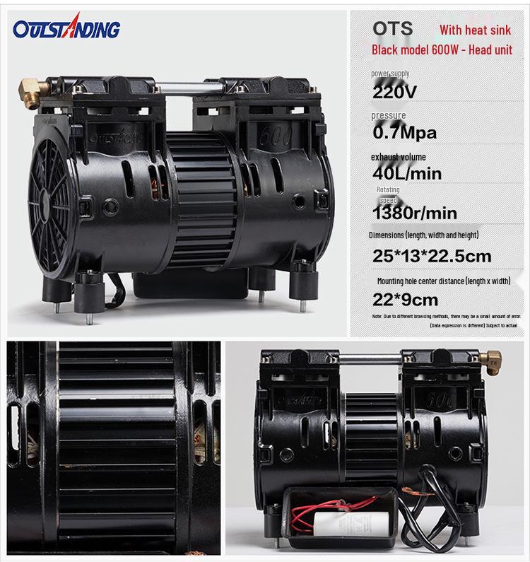 Aotusi Silent Oil-Free Air Compressor Pump Head 550W-1500W