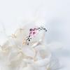 Vintage Rose Flower Rings For Women Korean Style Adjustable  Sakura Princess Finger Ring Bride Wedding Engagement Party Jewelry