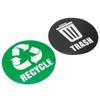 18Pcs Environmental Label Recycle Trash Decal Stickers SelfAdhesive Waterproof Trash Can Decor