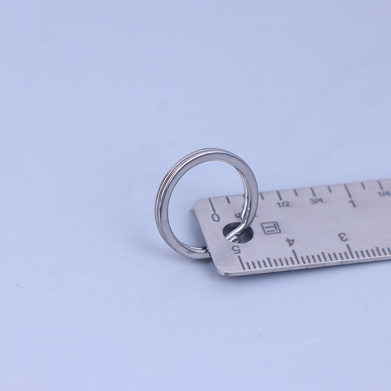 1Pc Portable Mini Titanium Alloy Ruler Titanium Small Ruler Keychain Pendant Keychain Accessories Outdoor Tool