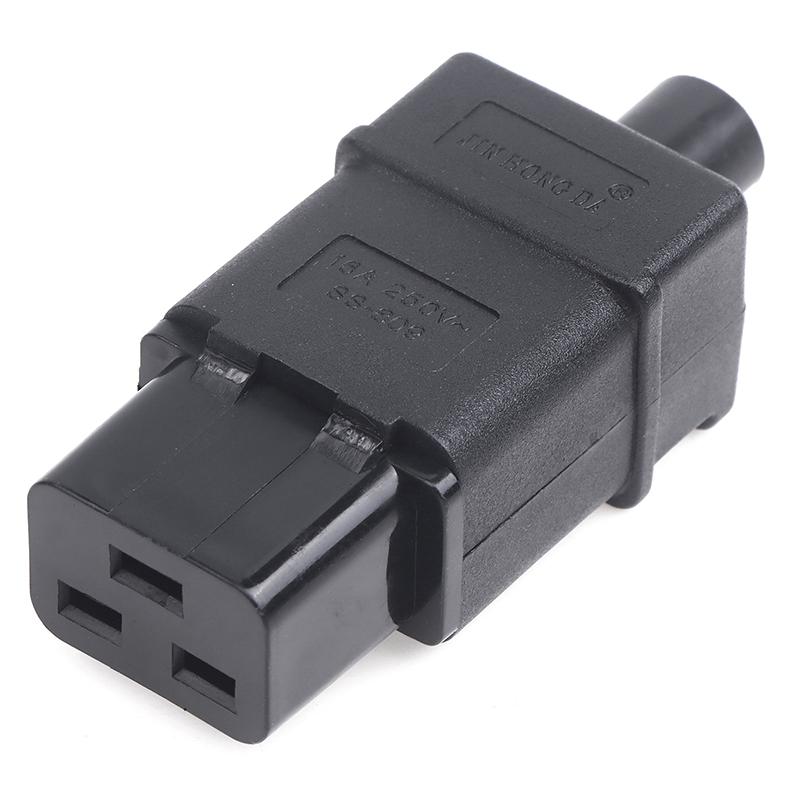 

Universalcopper Iec320 C19 Ac Electrical Power Cable Cord Wiring Connector Ups Pdu Removable Female Male Socket Plug 16A