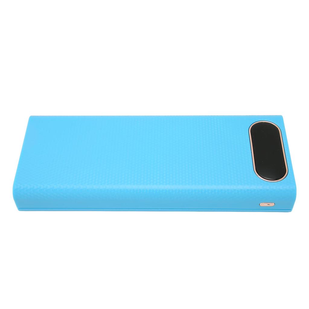 8x21700 Battery Box Welding Free Power Bank Box Kit DIY Battery Charger Outer Case with LCD Screen Blue
