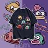   Cotton Breathable Childrens Tshirt 2026 Summer New Fitness Hangyodon Cartoon Printed Casual Parent Child Short Sleeve