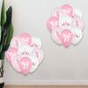 Pink Balloons White Dancing Ballerina Party Supplies Ballerina Decorations  Girl