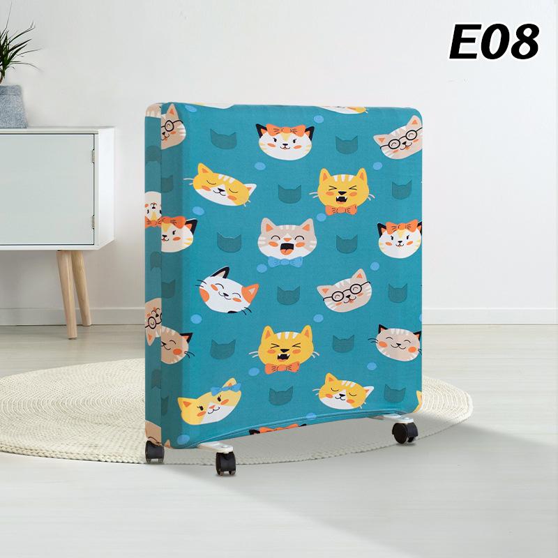 Radiator Dust Cover Cartoon Print Household Oil Tin Dust Cover Heater Dust Cover Electric Heating Dust Cover Home Storage Clean