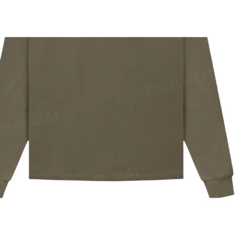 Fear of God Essentials Fleece Hoodie With Logo Print Unisex Tops Mocha FOG-FW22-603