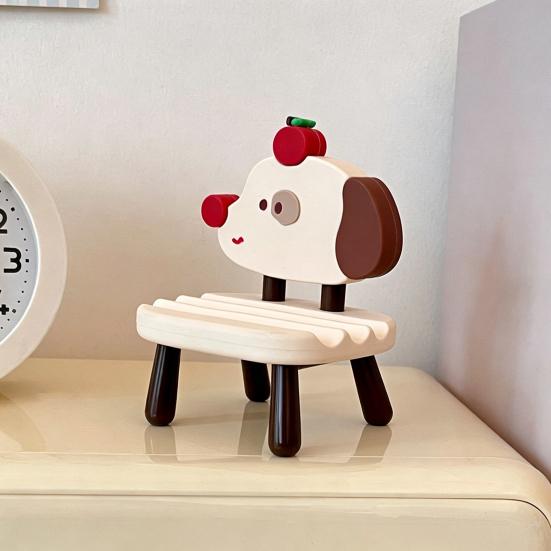 Mini Chair Phone Stand Cartoon Tablet Holder for Desk Cute Doll Chair