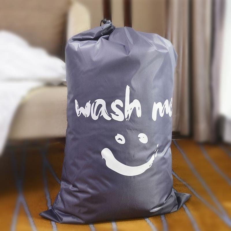 Nylon Laundry Bag Travel Bags Storage Organizer Pouch Hamper Wash Machine Washable Dirty Clothes Drawstring Bag