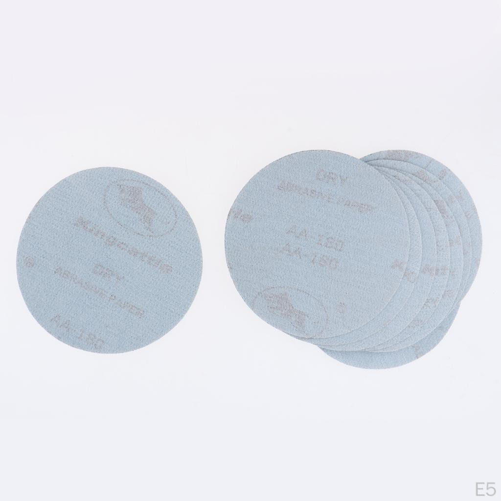 10Pcs 120mm 5inch 80-800Grit Discs Sanding Polishing Pad Equipment Oscillating Tool Pads