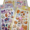 Cute Orange Cat 3D Pressable Cat Paw Puffy Bubble Stickers Self-Adhesive Kids Stationery Stickers for Journal Notebook DIY Craft