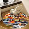 Monster Truck Theme Chair Mat Round Carpet - Gaming Decor, Office Rug, Bedroom, Living Room, Home Decoration