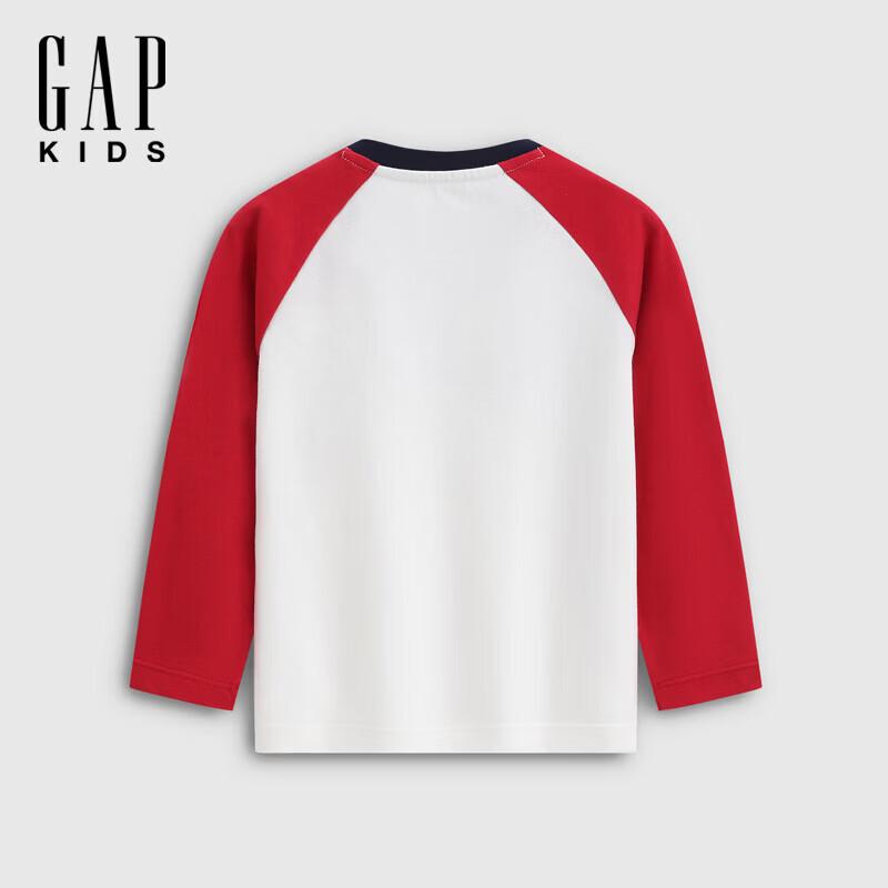 GAP Unisex Toddler Logo Print Raglan Long-Sleeve T-Shirt