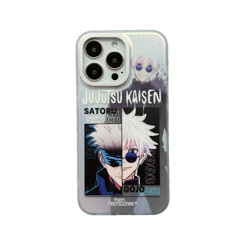 

Милый мультяшный чехол для телефона Jujutsu Kaisen Gojo Satoru, кросс-граничный, для iPhone 14 Pro Max, 13, защитный чехол StyleA,11