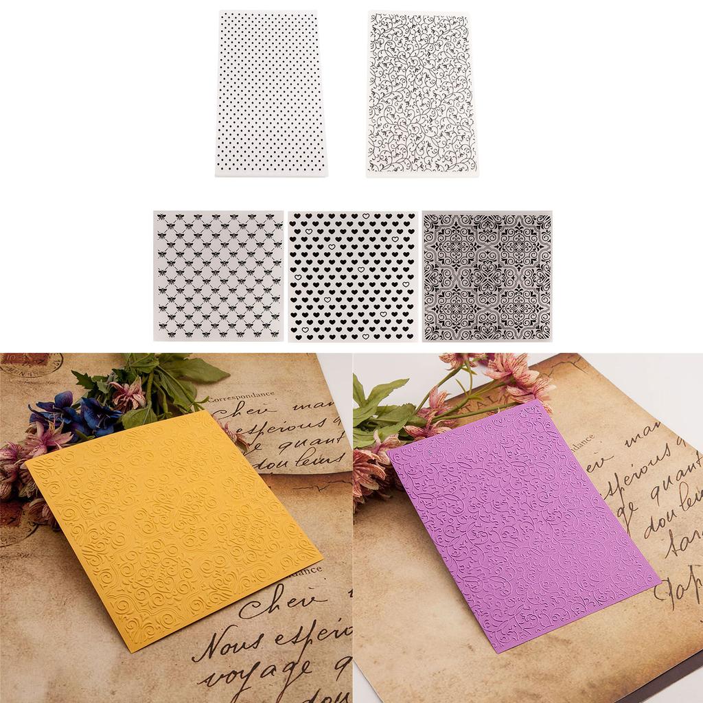 Heart Embossing Folder Embossing Stencils Plastic Embossing Templates for Christmas Card Making Scrapbooking DIY Album