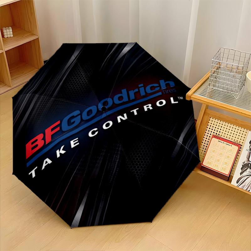 BFGoodrich Print 8?Ribs Automatic Umbrella Wind Resistant Lightweight Folding Umbrella For Outdoor Travel