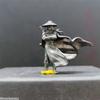 1:64 Copper Chinese Kung Fu Swordsman Figure Desk Decoration Miniature Character Model Plant Decoration Sand Table Layout Gift