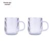 Shan Chong Shan 240ml Glass Cup Two-Piece Set