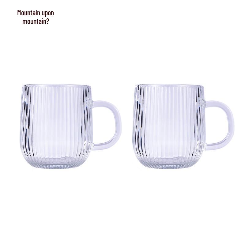 Shan Chong Shan 240ml Glass Cup Two-Piece Set