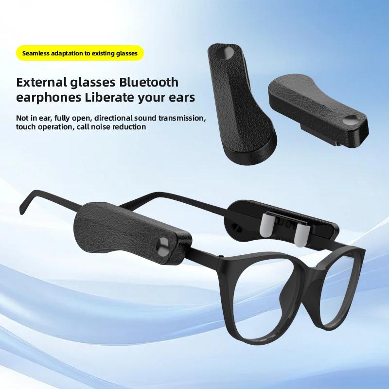Wireless Headphones for External Glasses Headphones Bluetooth 5.3 Stereo Headset Noise Reduce Handsfree Call Touch Headset