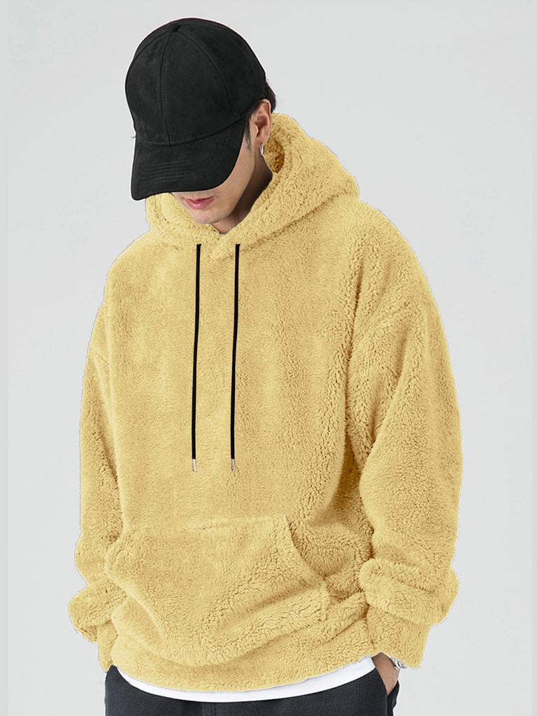 Men's Autumn/Winter Rabbit Ear Hooded Casual Sweatshirt Jacket