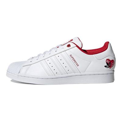 Superstar Valentines Day Unisex Sneakers White Cloud-White Scarlet GW4416