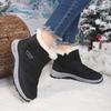 Damen Große Größen Winter Warm Gefüttert Rutschfest Schneestiefel.