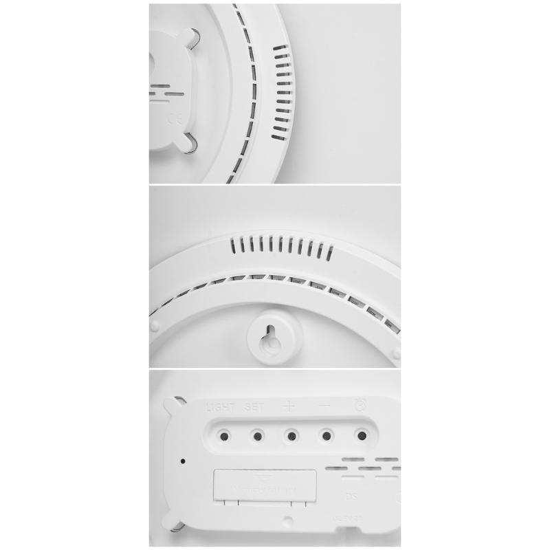 10Inch Large Digital Wall Clock Remote Control 2 Alarms Big LED Display 10 Brightness For Living Room Elderly Gift