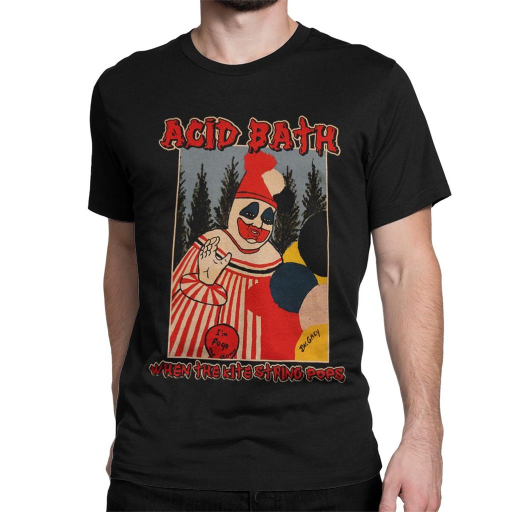 Pánská trička s kyselou lázní Bavlněné oblečení Novinka Krátký rukáv O-výstřih Tričko Letní tričko