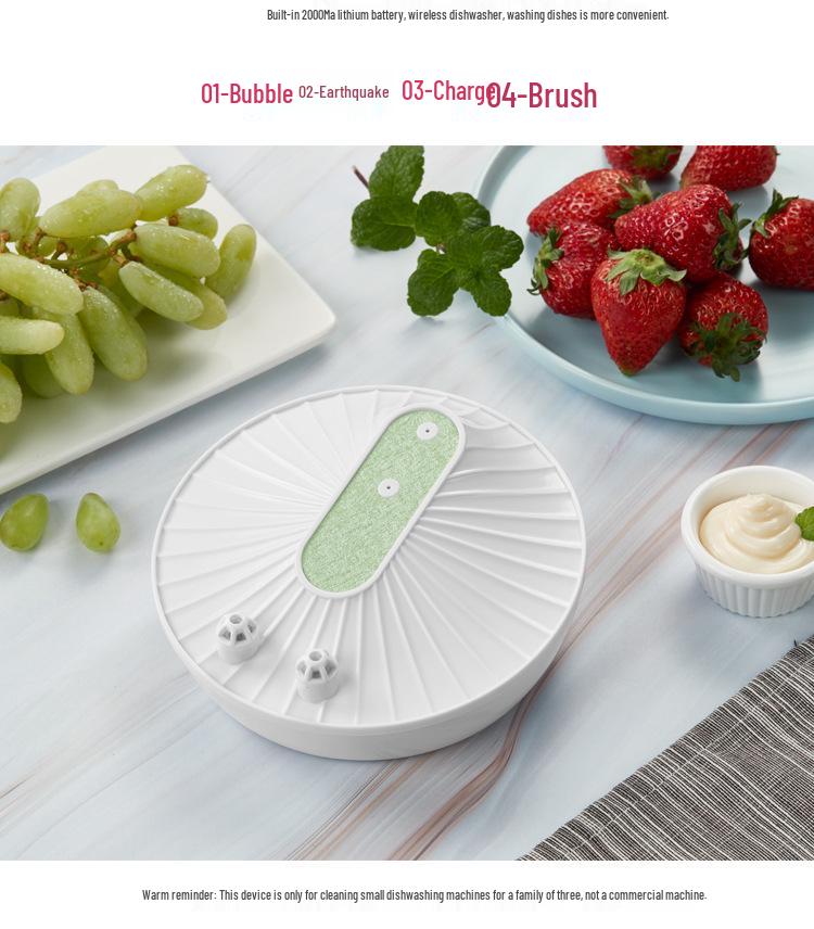 Portable Wireless Ultrasonic Cleaner for Fruits, Vegetables, and Seafood