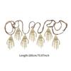 Scary Skeleton Hanging Ornament Party Supplies for Backyard Patio Farmhouse